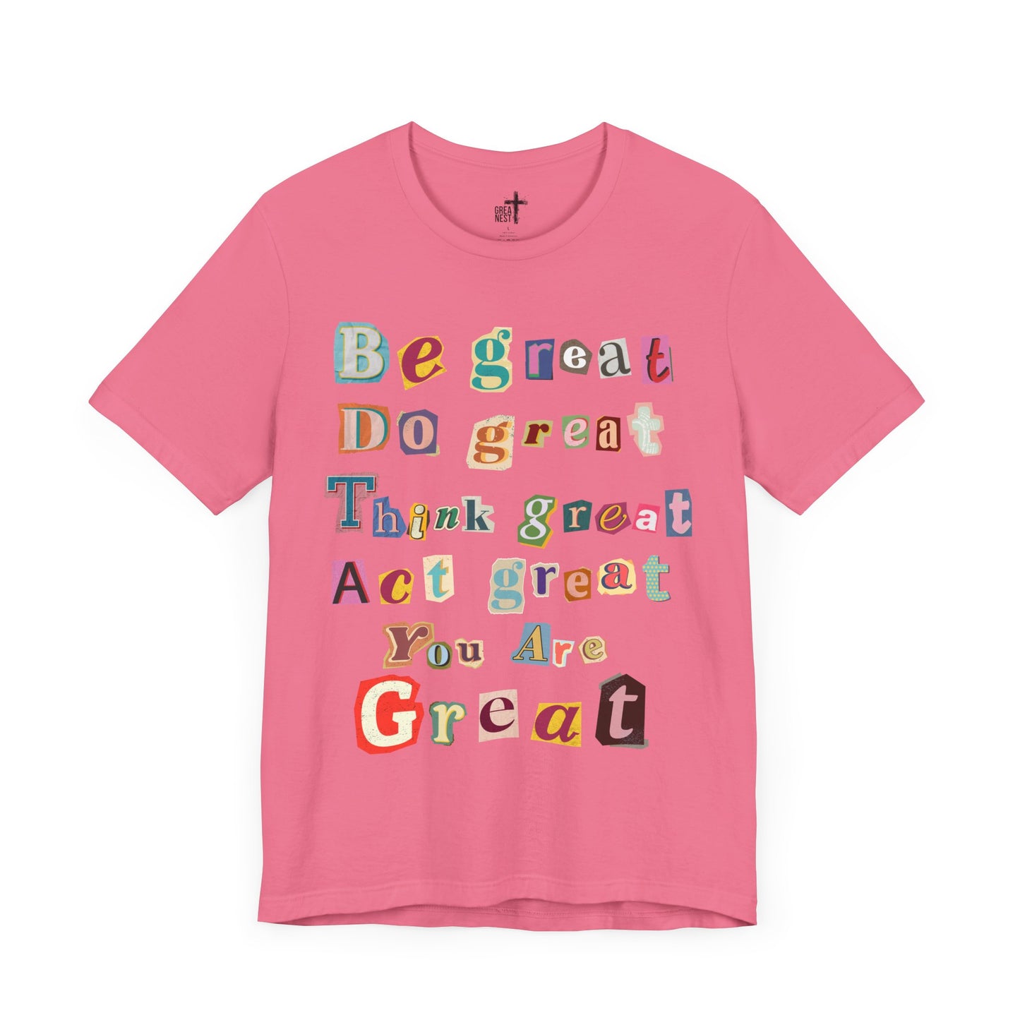 T-Shirt with Scrapbook Letter Design