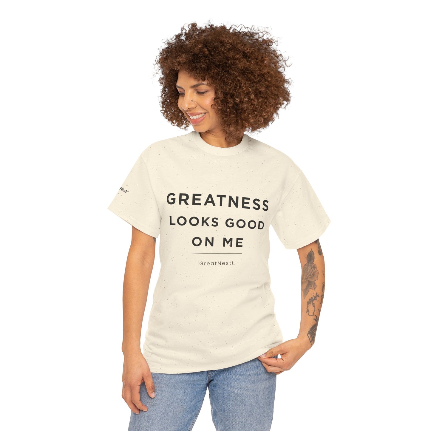 Greatness Looks Good On Me T-Shirt — Inspirational Graphic Tee