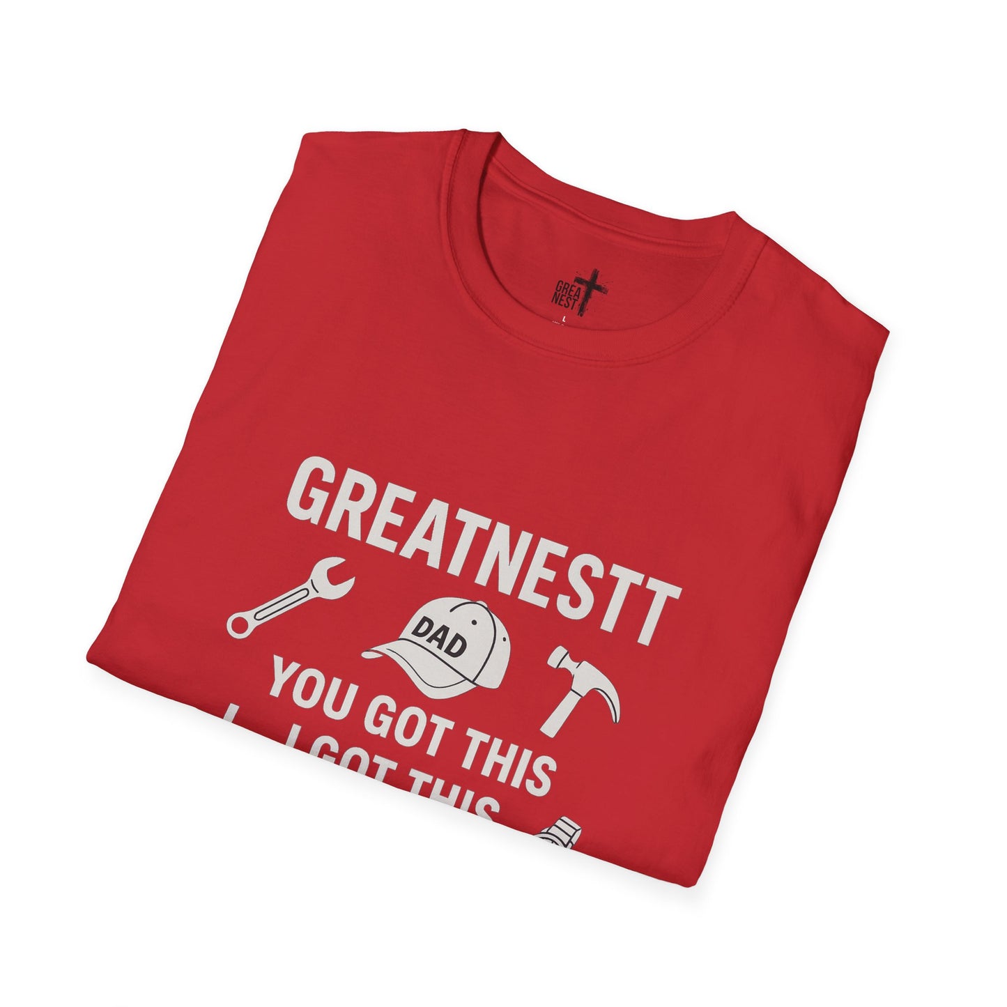 Dad Motivational Softstyle T-Shirt, Gifts for Fathers Day, Unisex Tee for Dads, Inspirational Apparel, Casual Everyday Wear
