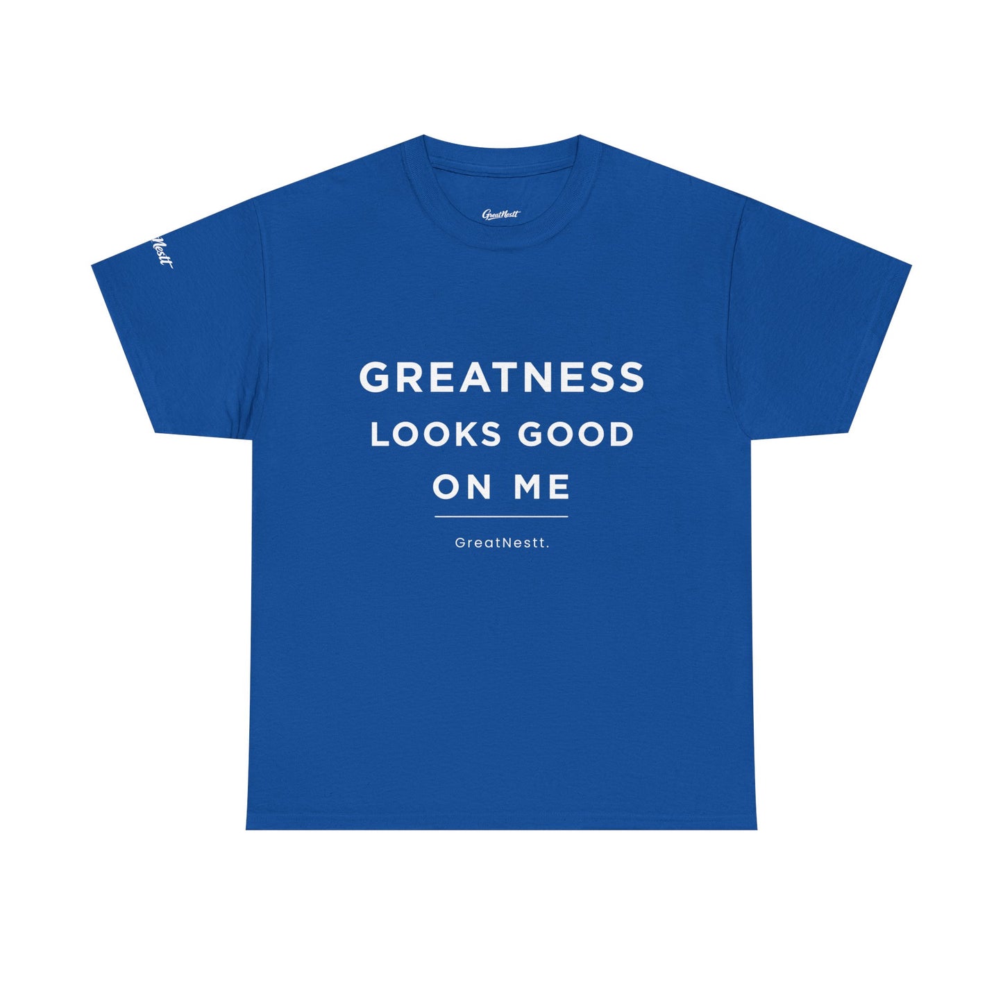Greatness Looks Good On Me Tee — Motivational Graphic T-Shirt