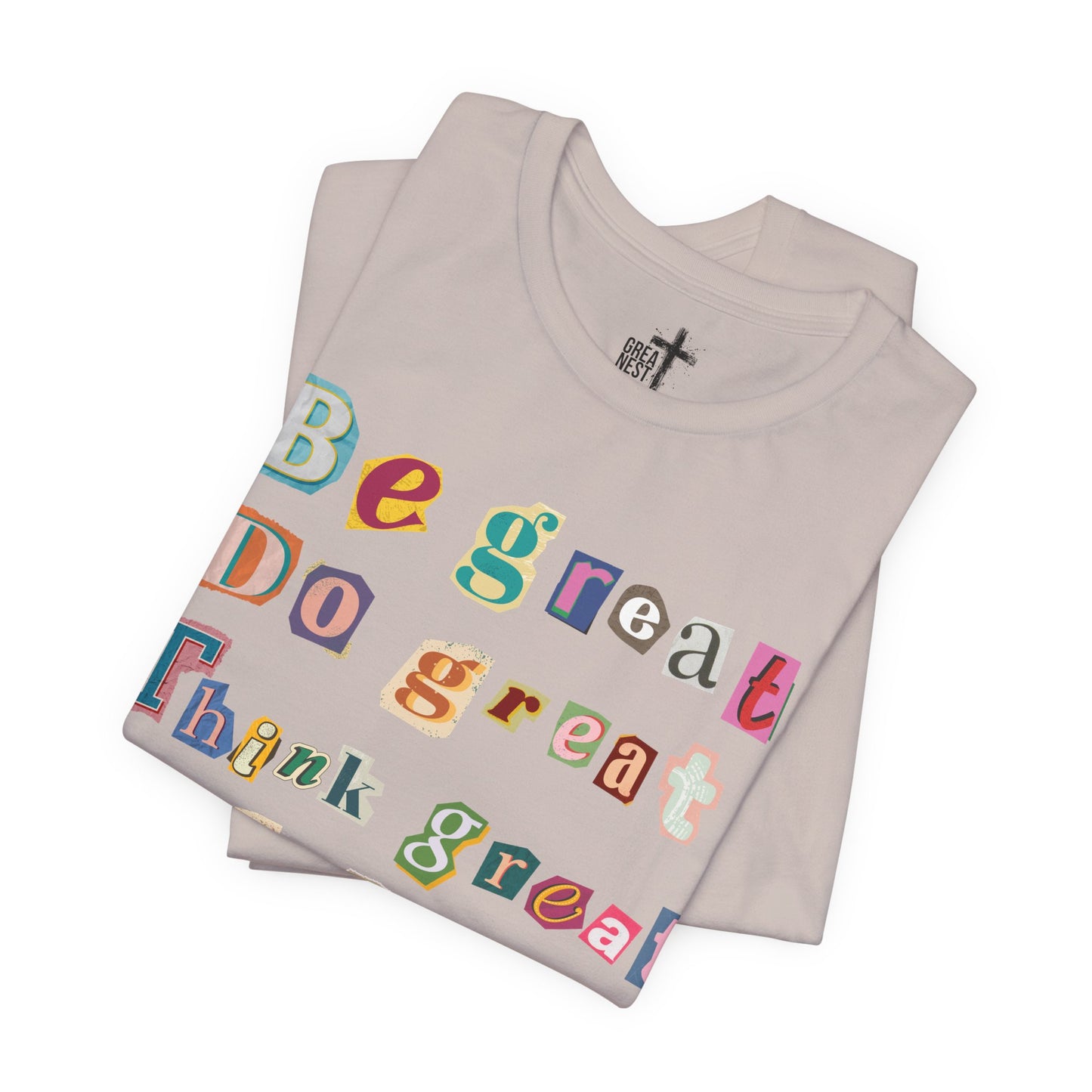 T-Shirt with Scrapbook Letter Design