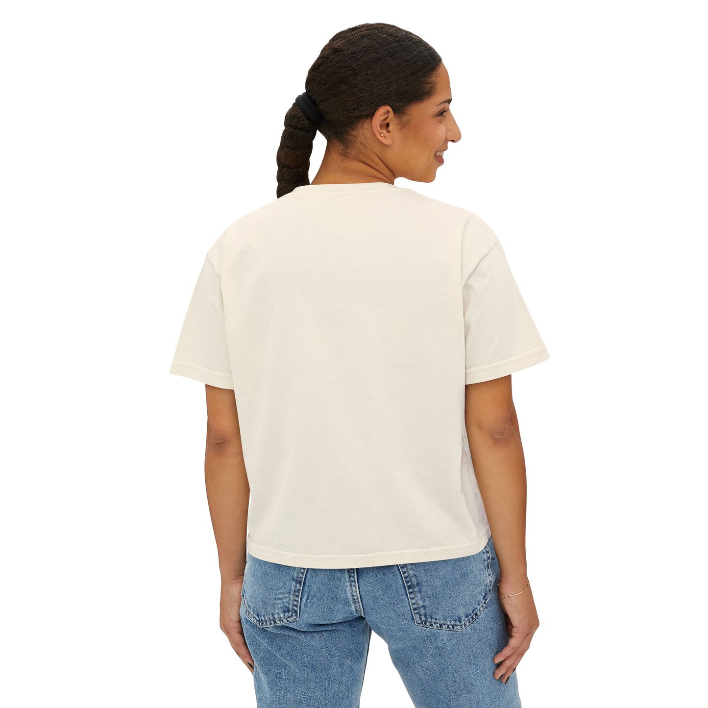 Purposeful Pulse Women's Boxy Tee, Motivational Tee, Inspirational Shirt, Gift for Her, Casual Wear, Self-Care Reminder