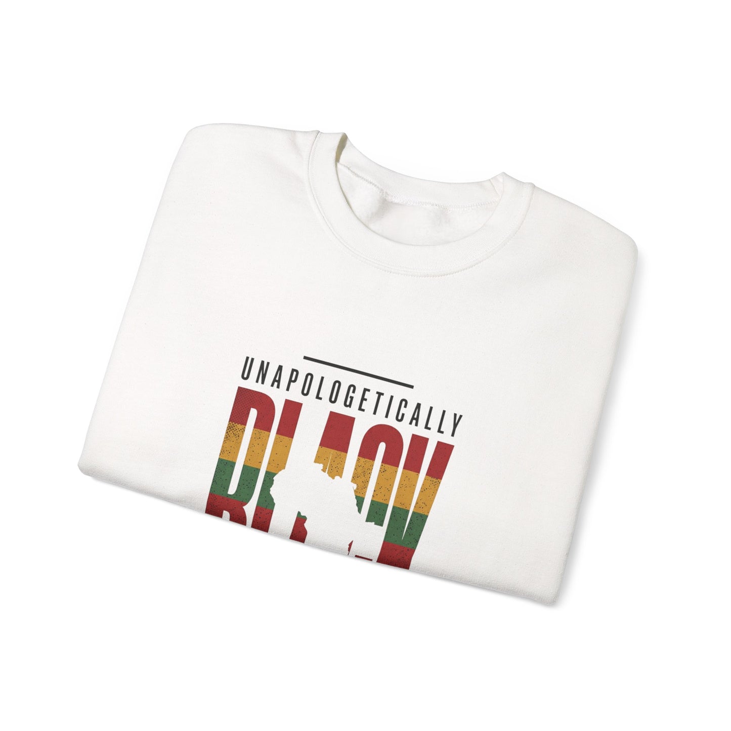 Unapologetically Black Crewneck Sweatshirt | Juneteenth Pan-African Pride