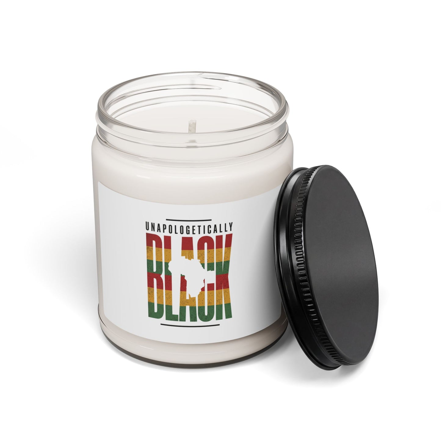 Unapologetically Black Soy Candle | Juneteenth Pan-African 1865