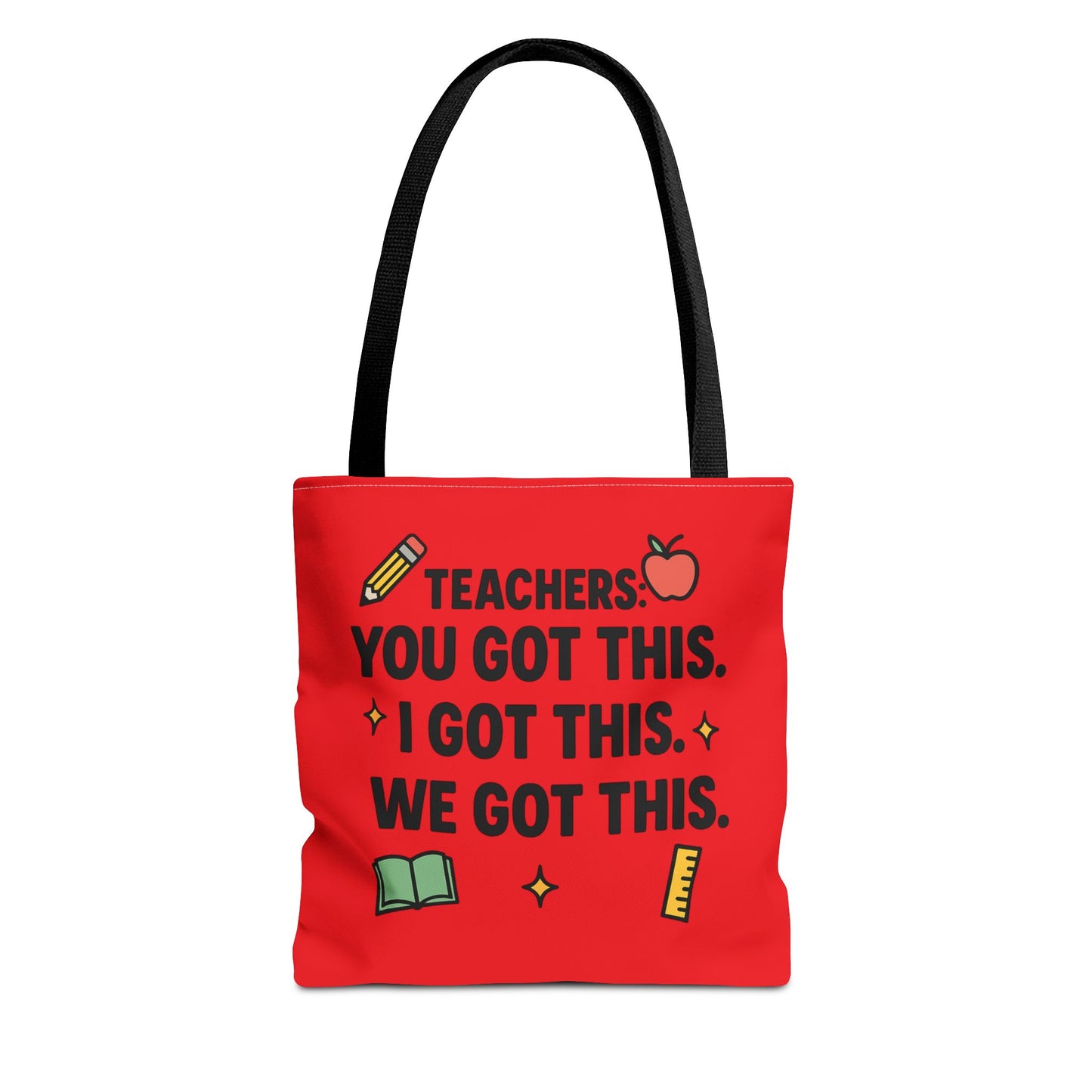 Teacher Inspiration Tote Bag - Motivational Quotes for Educators