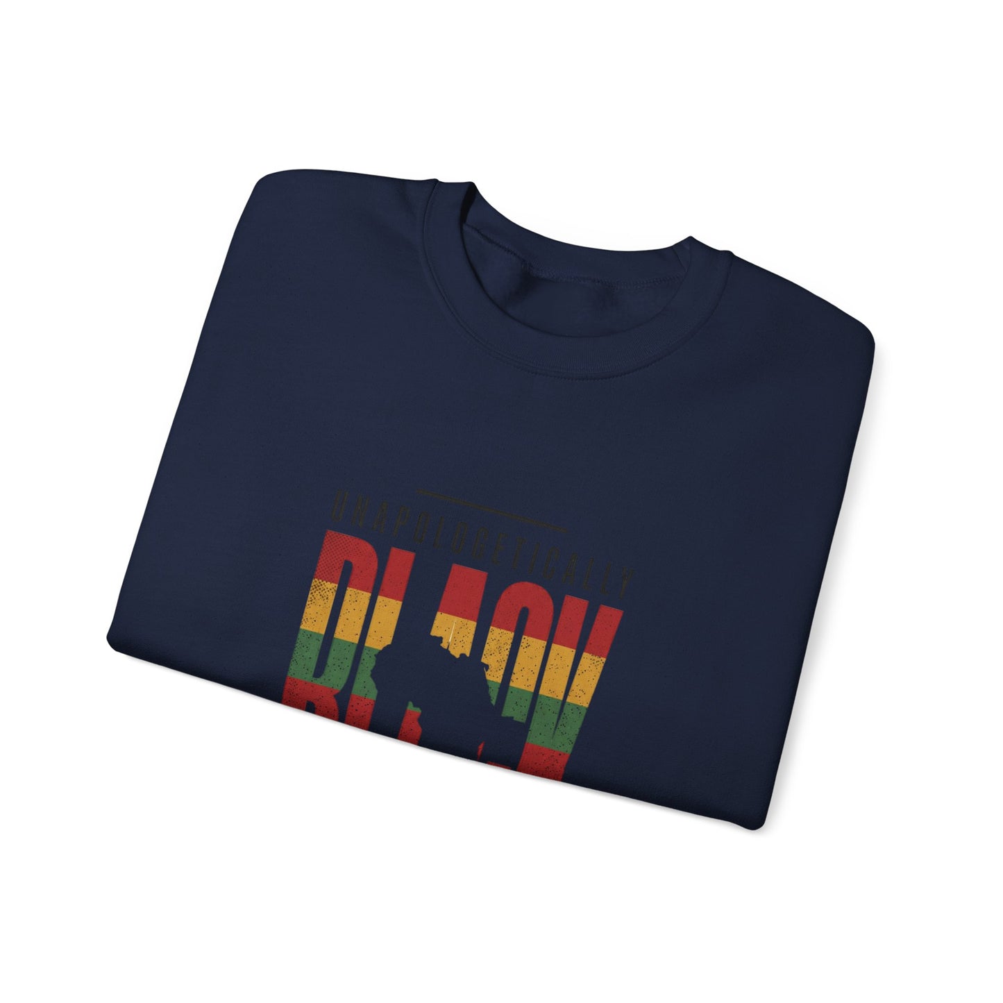 Unapologetically Black Crewneck Sweatshirt | Juneteenth Pan-African Pride