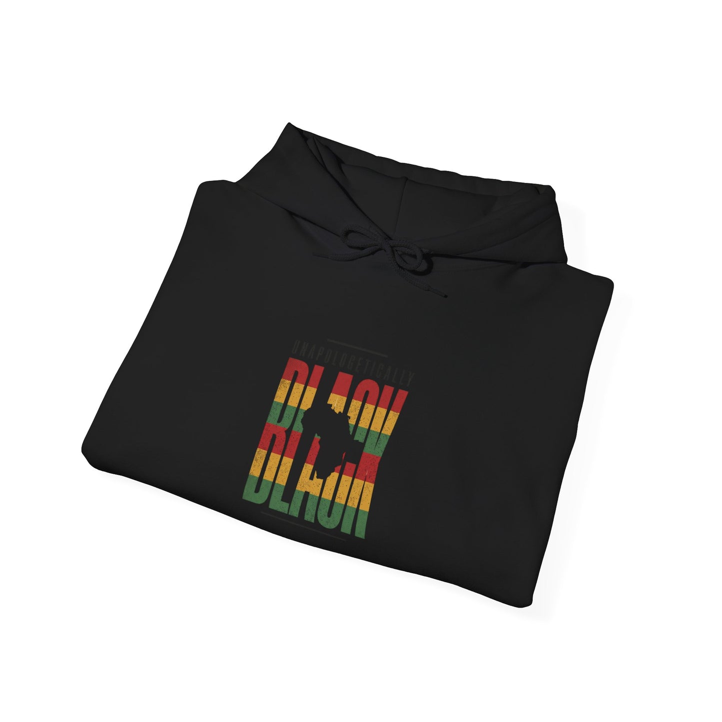 Black Strong Hoodie | Juneteenth 1865 Pan-African Freedom Apparel