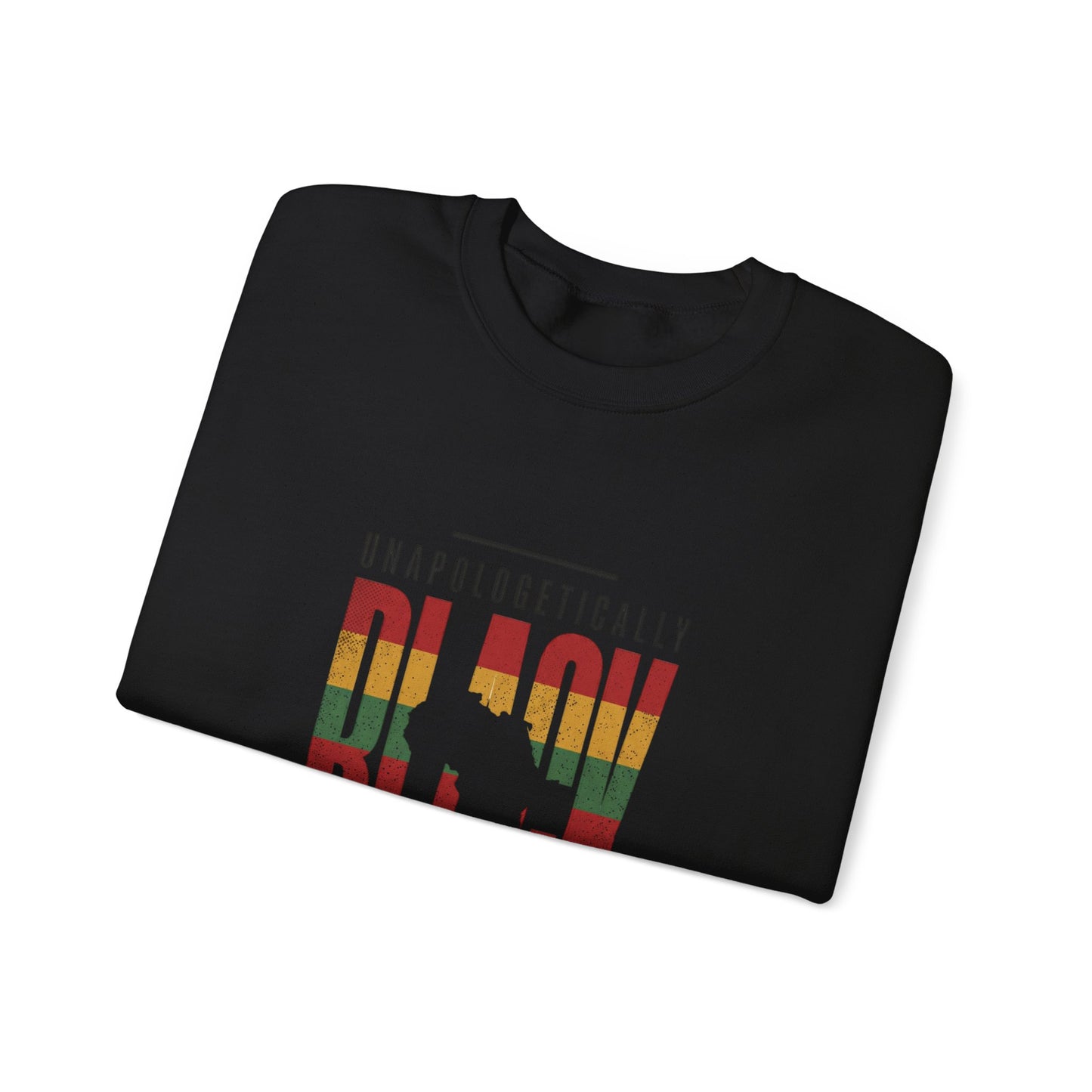 Unapologetically Black Crewneck Sweatshirt | Juneteenth Pan-African Pride