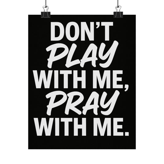 Inspirational Matte Vertical Posters - Motivational Wall Art, Home Decor, Prayer Room Decor, Gift for Faith, Spiritual Wall Art