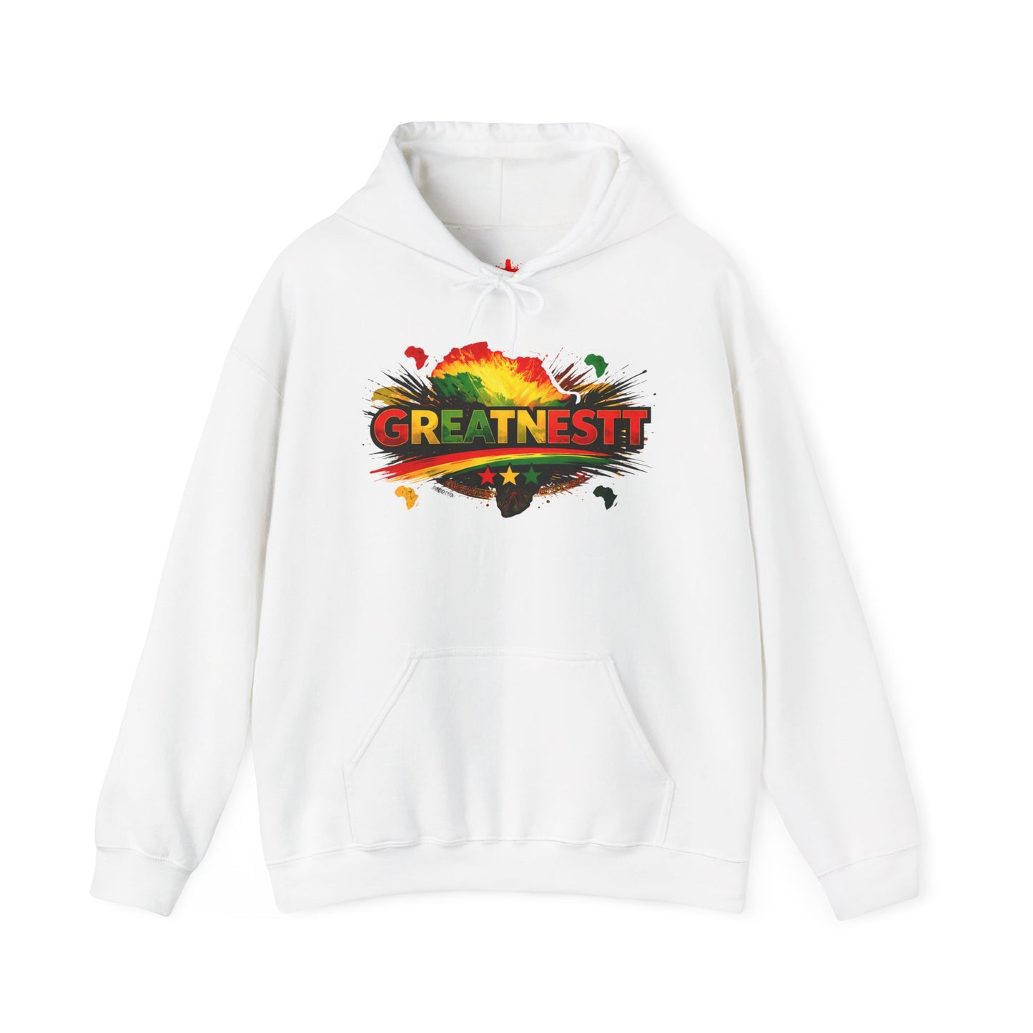Black History 'Greatnesst' Hooded Sweatshirt — "You Are Black History" Back Design