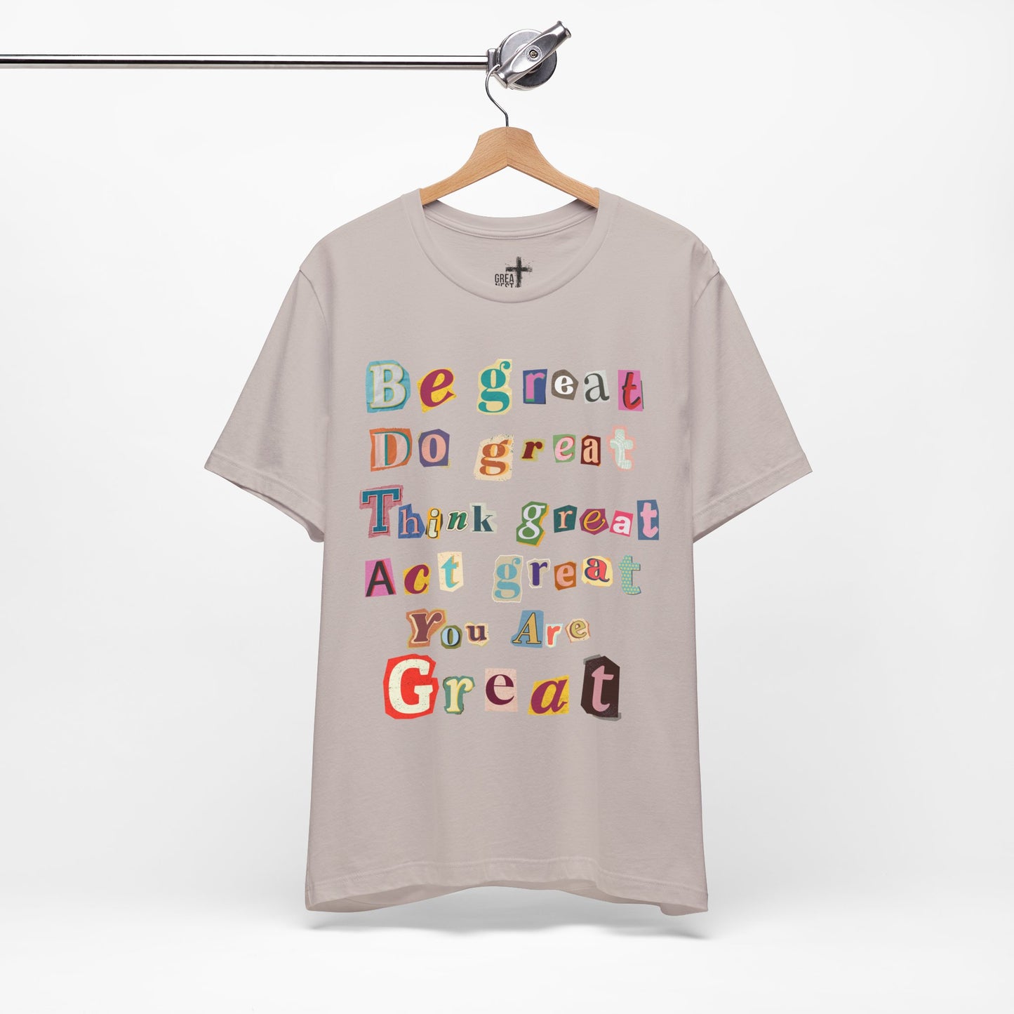 T-Shirt with Scrapbook Letter Design