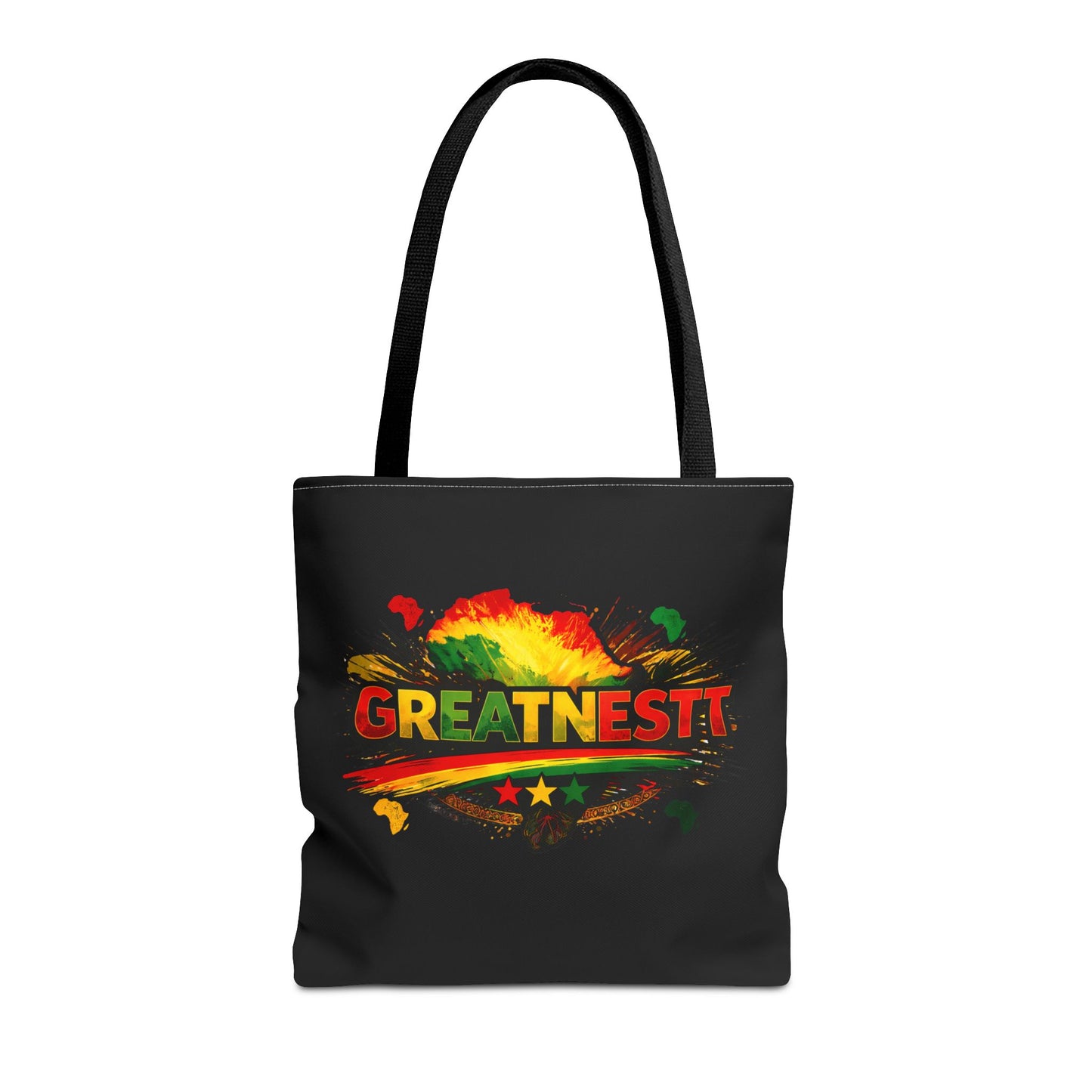Tote — 'GreatNesT' Rasta Colorful Graphic Tote Bag