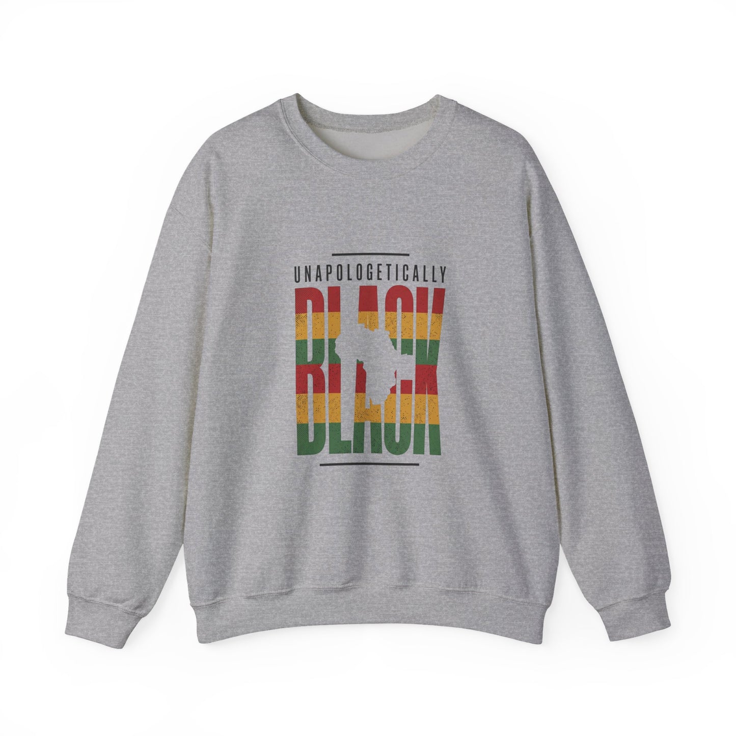 Unapologetically Black Crewneck Sweatshirt | Juneteenth Pan-African Pride