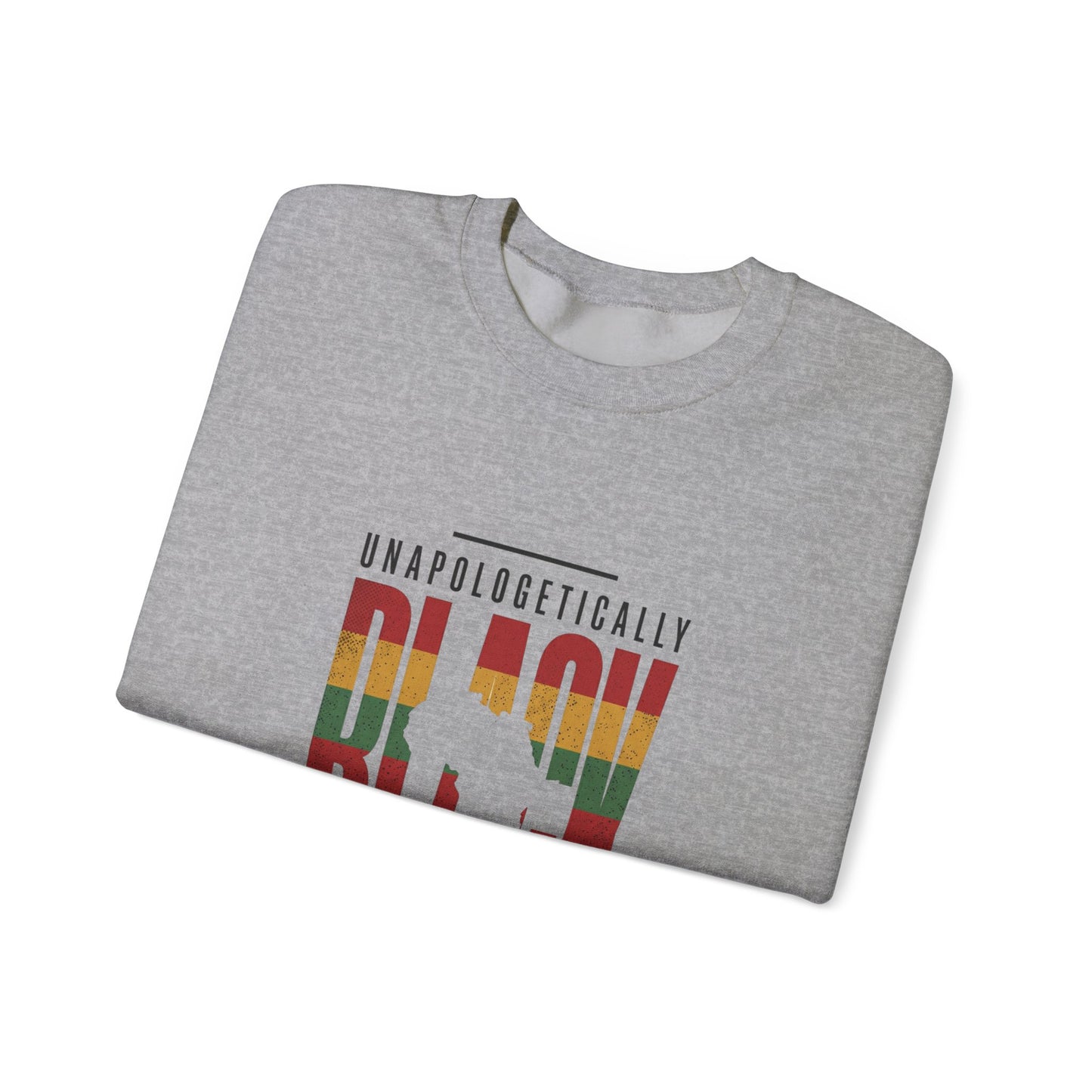 Unapologetically Black Crewneck Sweatshirt | Juneteenth Pan-African Pride