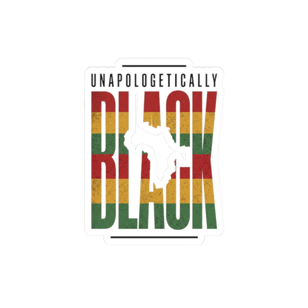 Unapologetically Black Sticker | Juneteenth, Pan-African Pride