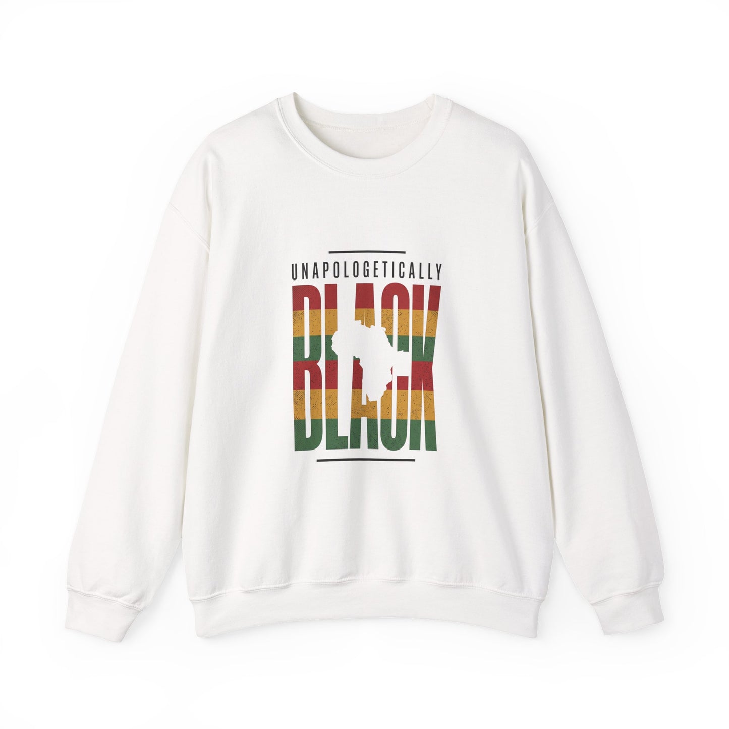 Unapologetically Black Crewneck Sweatshirt | Juneteenth Pan-African Pride