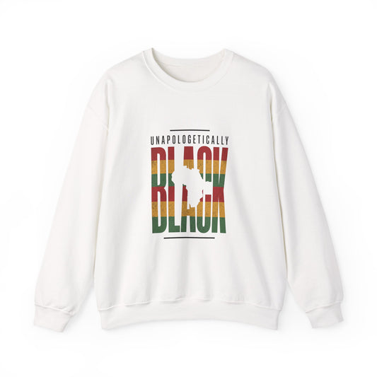 Unapologetically Black Crewneck Sweatshirt | Juneteenth Pan-African Pride