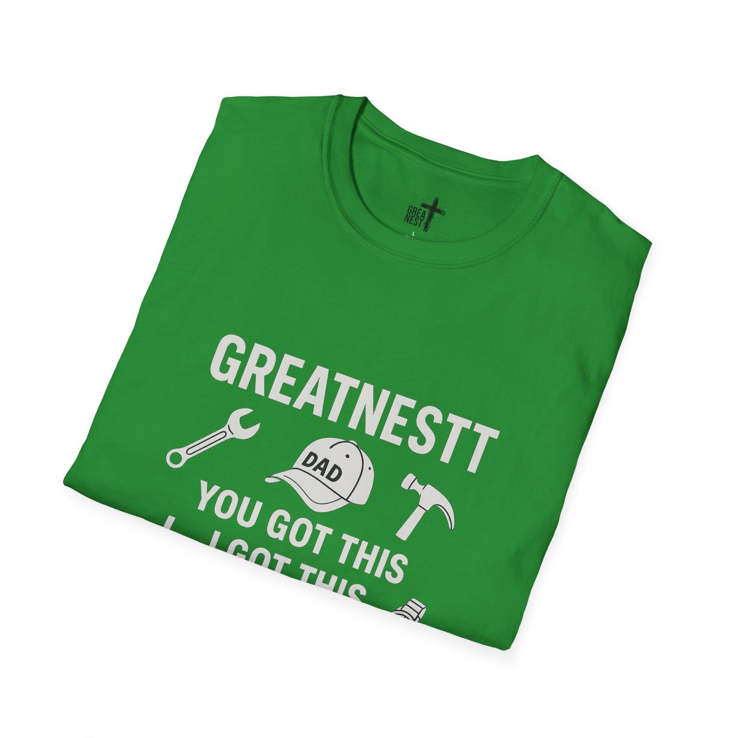 Dad Motivational Softstyle T-Shirt, Gifts for Fathers Day, Unisex Tee for Dads, Inspirational Apparel, Casual Everyday Wear