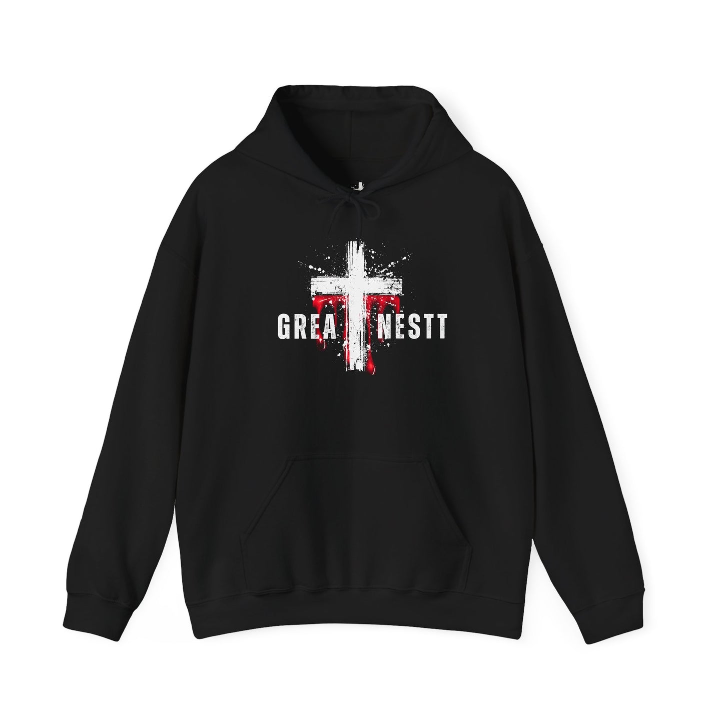 Faith-Inspired Hooded Sweatshirt, Unisex Hoodie, Perfect for Casual Wear, Gift for Believers, Spiritual Apparel, Greatness Design
