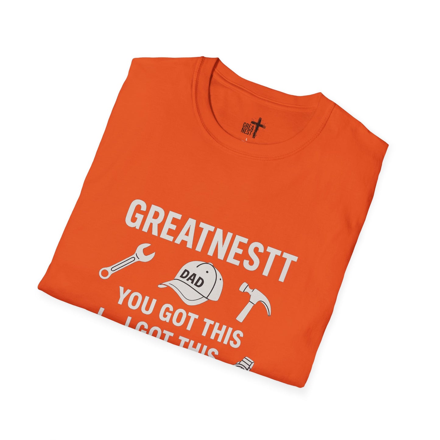 Dad Motivational Softstyle T-Shirt, Gifts for Fathers Day, Unisex Tee for Dads, Inspirational Apparel, Casual Everyday Wear