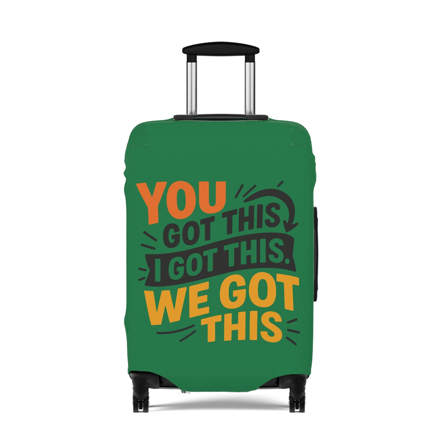 Encouraging Luggage Cover - Travel Accessory, Motivational Suitcase Protector, Personalized Travel Gift, Vacation Essentials, Unique [...]