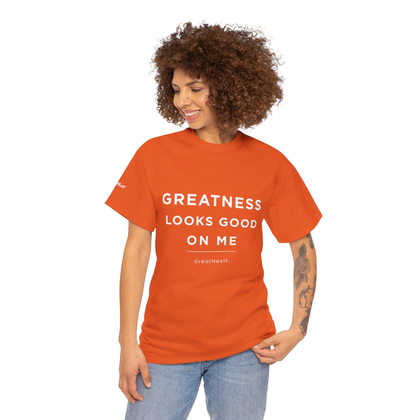 Greatness Looks Good On Me Tee — Motivational Graphic T-Shirt