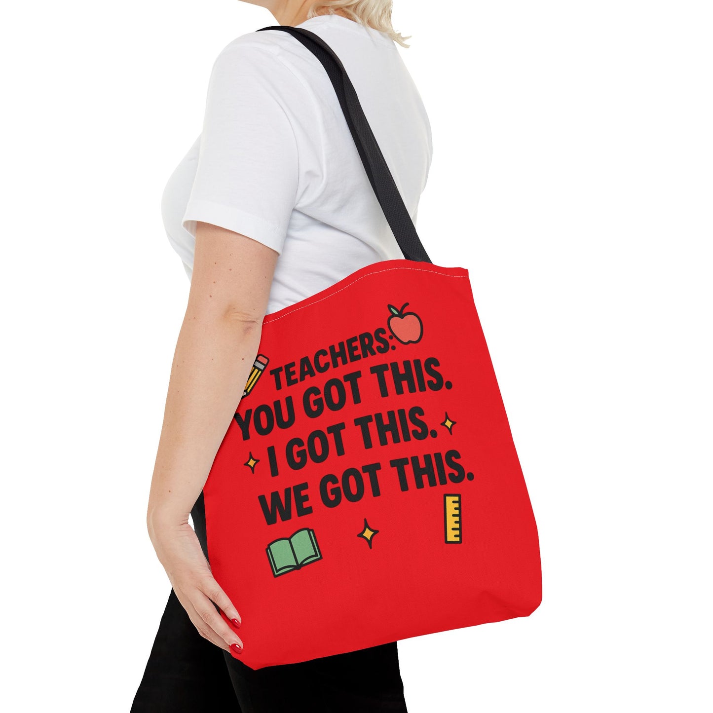 Teacher Inspiration Tote Bag - Motivational Quotes for Educators