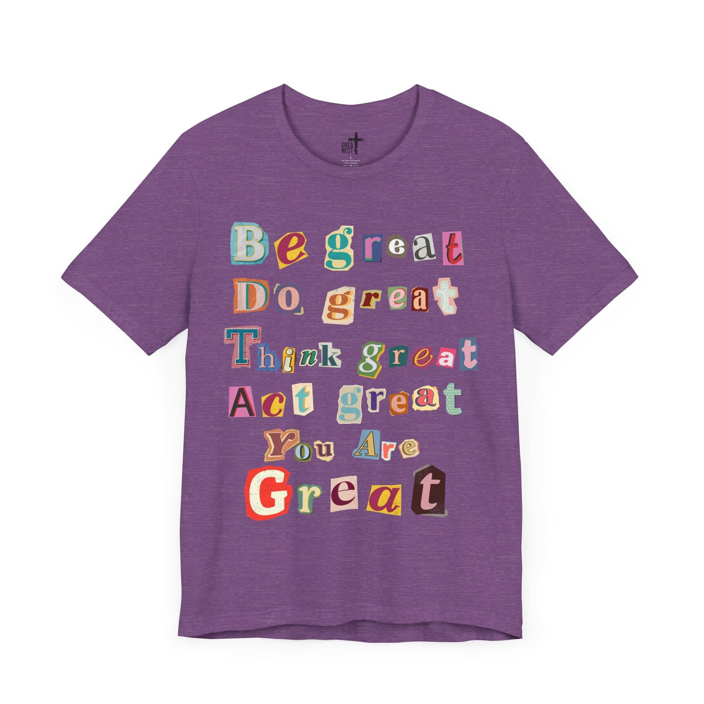 T-Shirt with Scrapbook Letter Design
