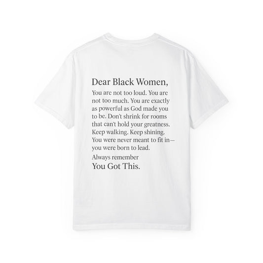 Empowering Message T-Shirt, Unisex Garment-Dyed Tee, Inspirational Apparel, Motivational Gift, Comfort Wear, Plus size options, [...]