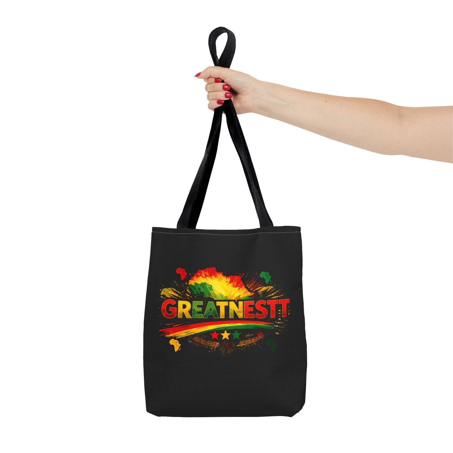 Tote — 'GreatNesT' Rasta Colorful Graphic Tote Bag