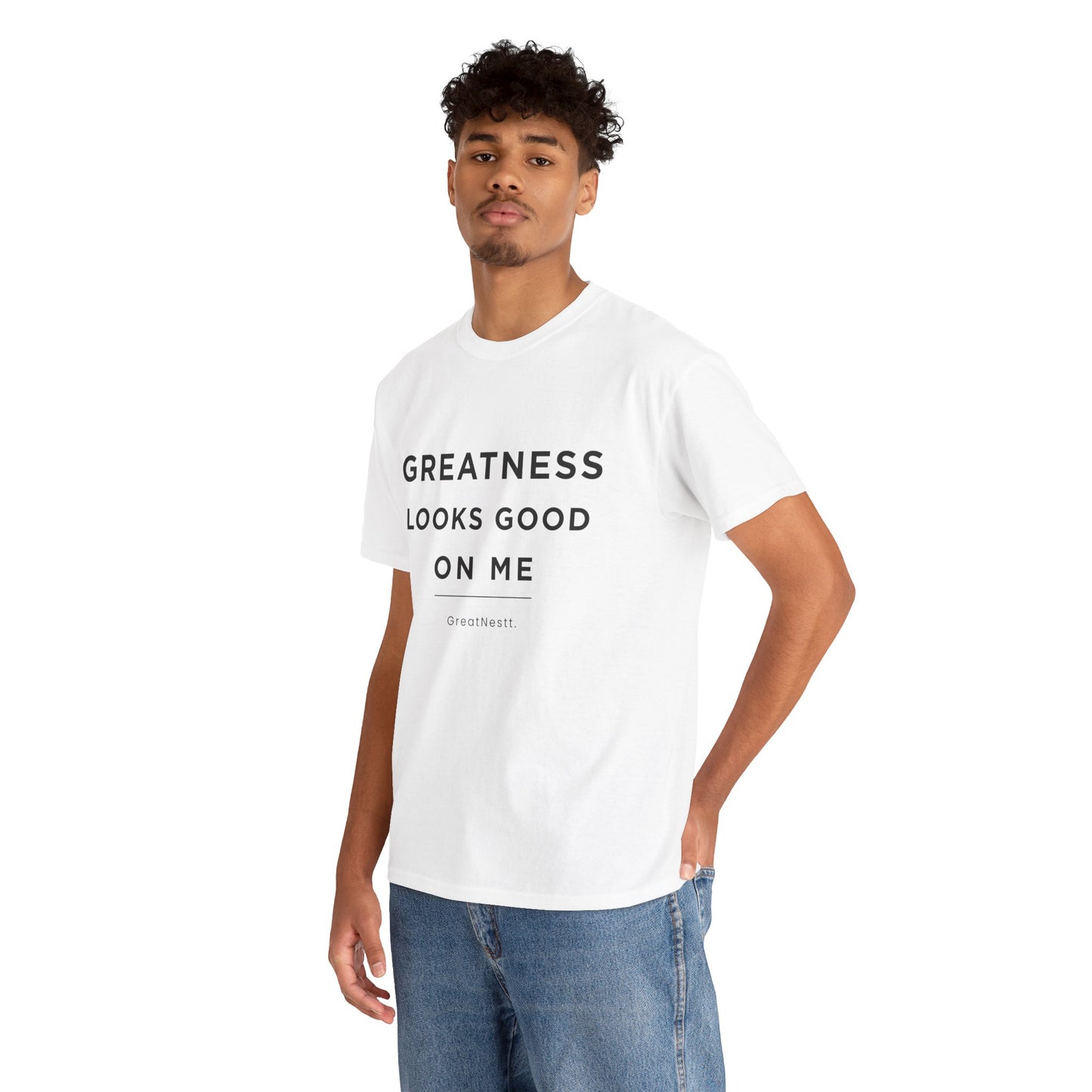 Greatness Looks Good On Me T-Shirt — Inspirational Graphic Tee