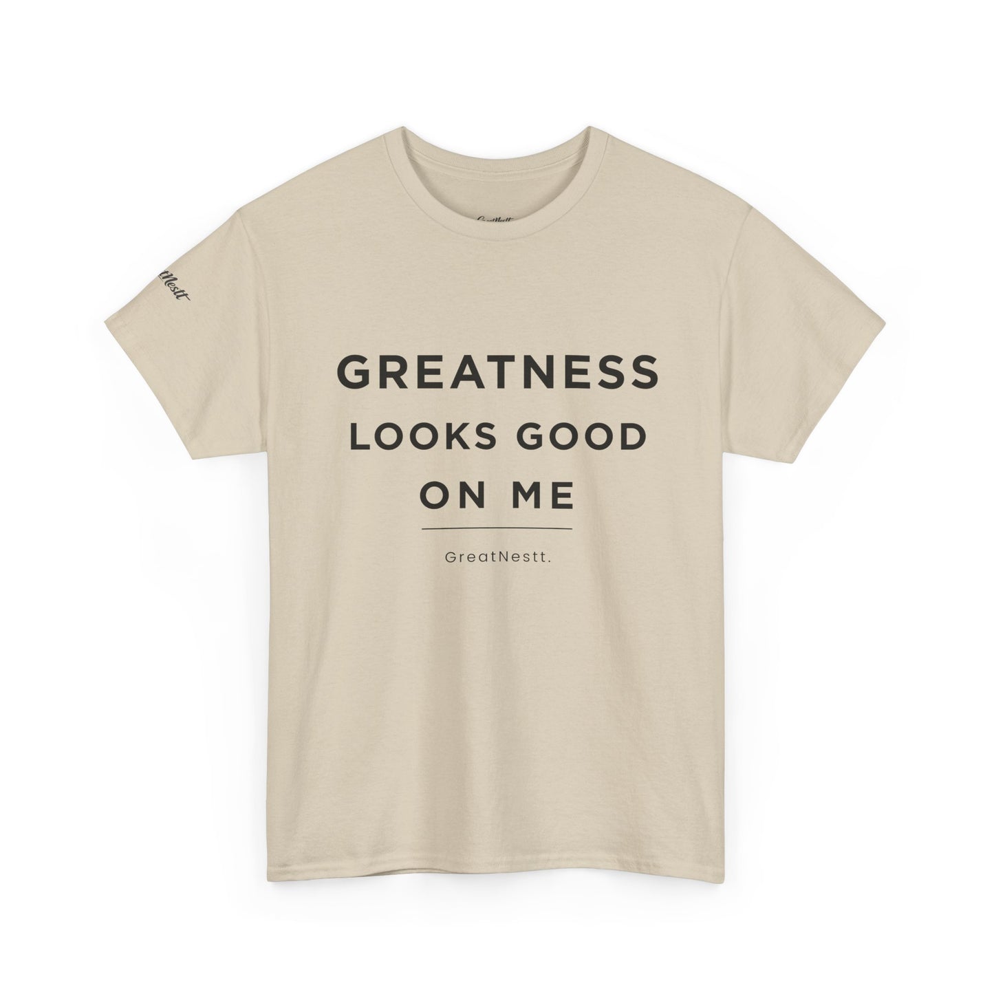Greatness Looks Good On Me T-Shirt — Inspirational Graphic Tee