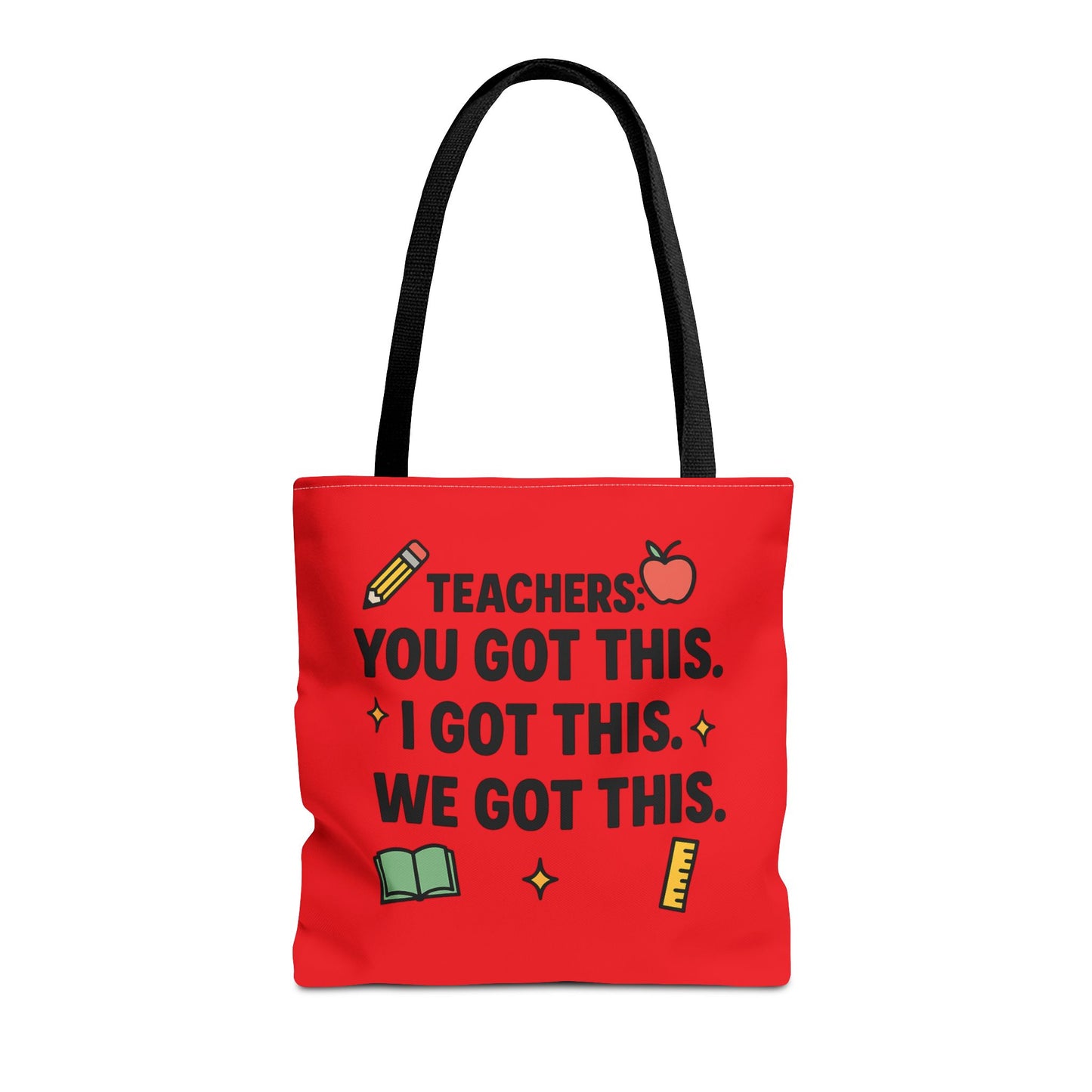 Teacher Inspiration Tote Bag - Motivational Quotes for Educators
