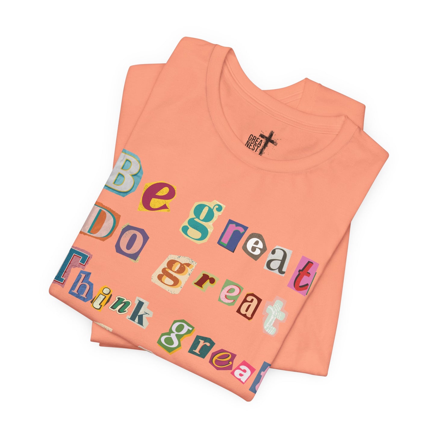 T-Shirt with Scrapbook Letter Design