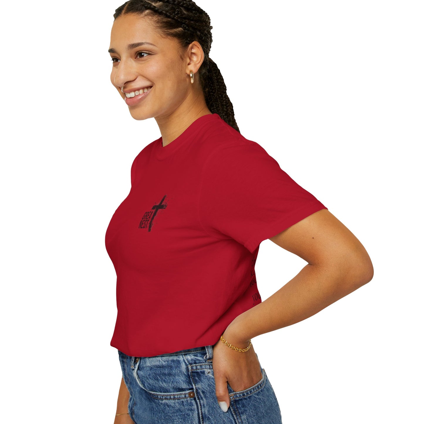 Empowering Message T-Shirt, Unisex Garment-Dyed Tee, Inspirational Apparel, Motivational Gift, Comfort Wear, Plus size options, [...]