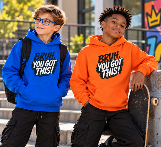 Bruh, You Got This! Kids Hoodie